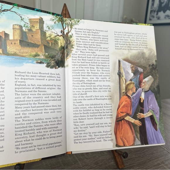 1997 The Legend If Robin Hood Large Story Picture Book - Picture 8 of 11